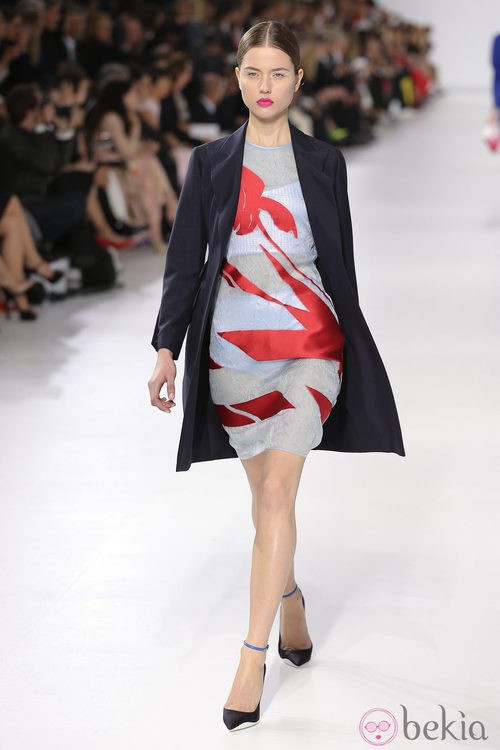 Vestido estampado de la colección crucero 2014 de Dior