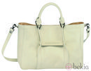 Bolso 3D en color blanco roto de la colección primavera/verano 2013 de Longchamp