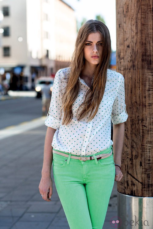Denim verde de la colección primavera/verano 2013 de Lee