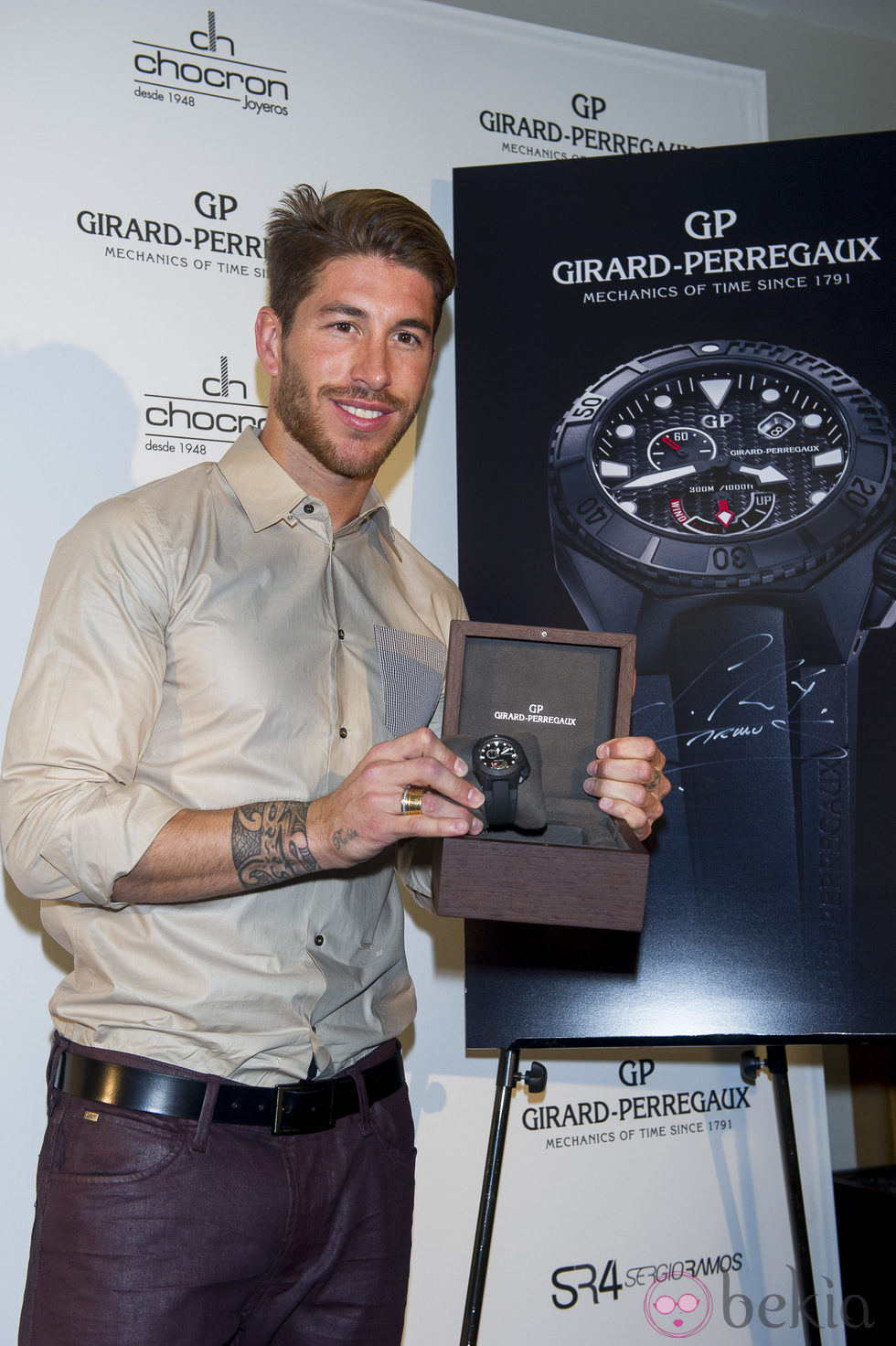 Sergio Ramos embajador de Girard Perregaux 