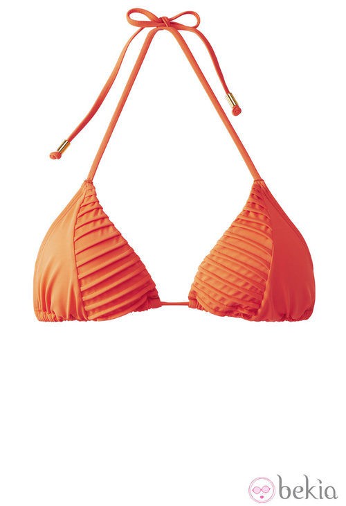 Sujetador naranja de la colección de baño primavera/verano 2013 de H&M