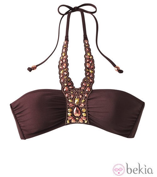 Bandeau con pedrería de la colección de baño primavera/verano 2013 de H&M