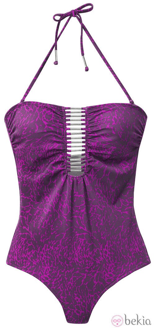 Bañador fucsia de la colección de baño primavera/verano 2013 de H&M