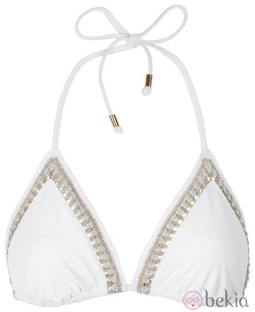 Sujetador blanco de la colección de baño primavera/verano 2013 de H&M
