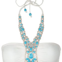 Bandeau blanco de la colección de baño primavera/verano 2013 de H&M