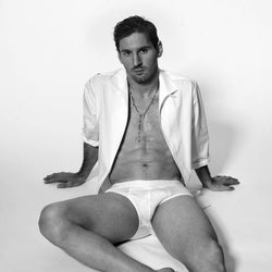 Leo Messi posando para Dolce & Gabbana