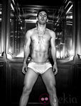 Leo Messi posando con unos calzoncillos para Dolce & Gabbana