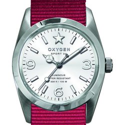 Reloj modelo Sport Marine en rojo de la colección primavera/verano 2013 de Oxygen