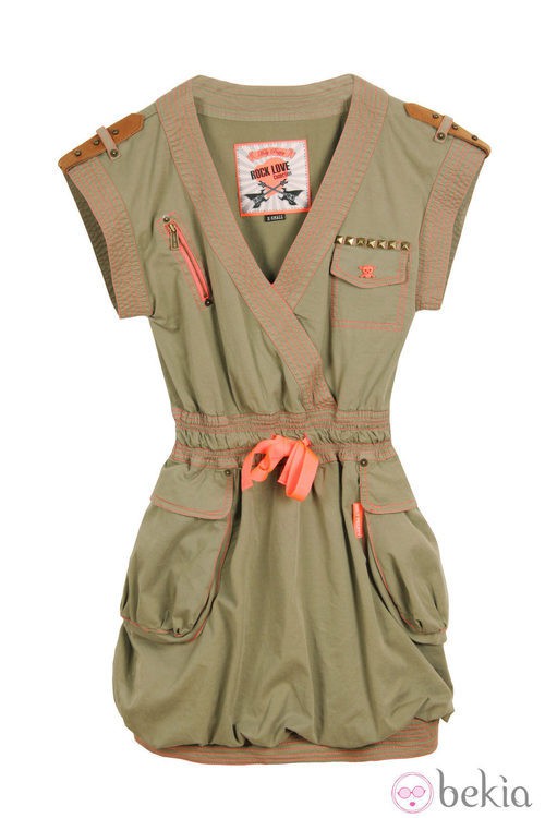 Vestido de la línea 'Militar Chic' de la colección primavera/verano 2013 de Holy Preppy