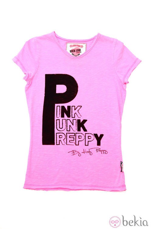 Camiseta de la línea 'Pink Punk' de la colección primavera/verano 2013 de Holy Preppy