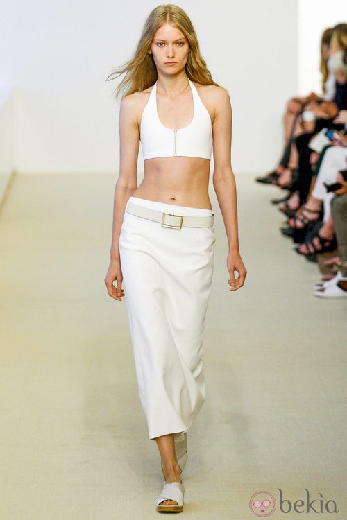 Top y falda de tubo de la colección Resort 2014 de Calvin Klein