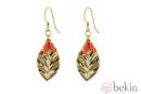Pendientes 'Hoja' de la colección primavera/verano 2013 de Achilipú