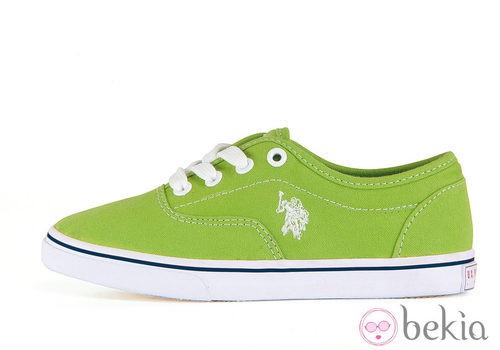 Zapatillas verdes de la colección otoño/invierno 2013 de U.S. Polo Assn