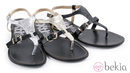 Sandalias metalizadas de la colección 'Innovación' primavera/verano 2013 de XTI