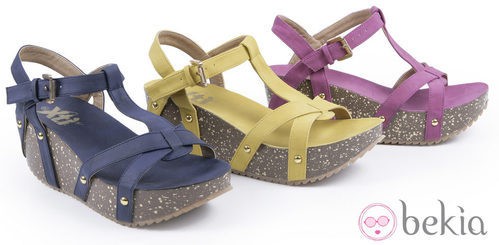 Sandalias de cuña de la colección 'Innovación' primavera/verano 2013 de XTI