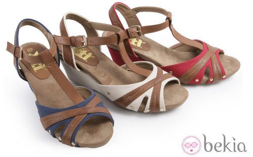 Sandalias de media cuña de la colección 'Innovación' primavera/verano 2013 de XTI