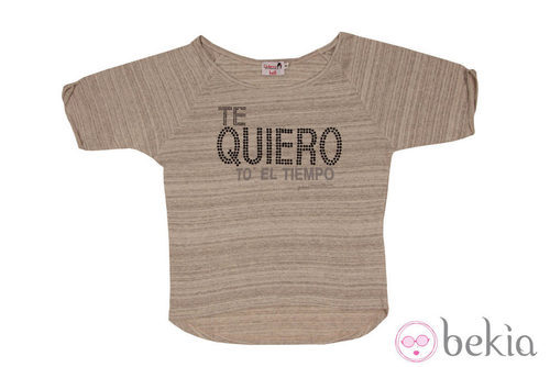 Camiseta 'Te quiero to el tiempo' de Dolores Promesas