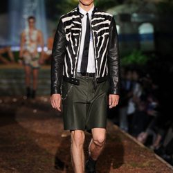 Chaqueta print de la colección primavera/verano 2014 de DSquared2 en la Semana de la Moda de Milán