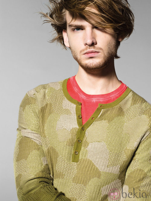 Jersey estampado de la colección masculina primavera/verano 2013 de Benetton