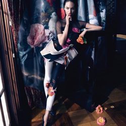 Candice Swanepoel, imagen de la colección otoño/invierno 2013/2014 de Blumarine