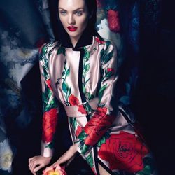Candice Swanepoel posando para el otoño/invierno 2013/2014 de Blumarine