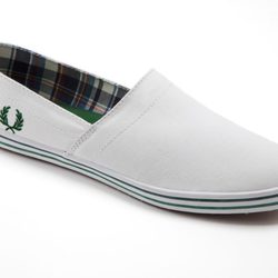 Alpargatas blancas de Fred Perry para el verano 2013