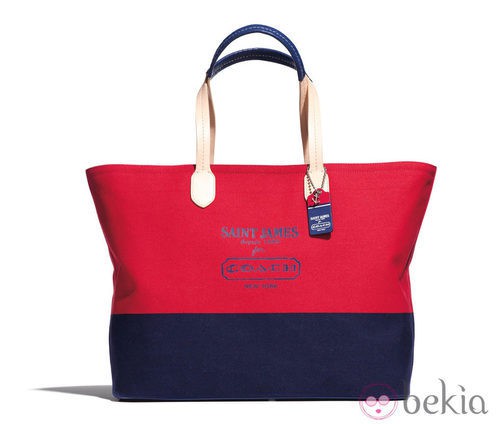 Bolso estilo Canvas de Coach y Saint James para verano 2013