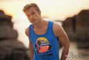 Camiseta azul eléctico de Jockey para la colección de verano 2013