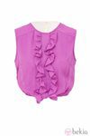 Blusa morada de Asos para la colección Rosetti