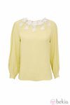 Blusa amarilla de Asos para la colección Rosetti