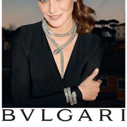 Carla Bruni embajadora de Bulgari