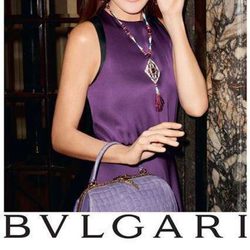 Carla Bruni posando para la campaña 'Bulgari Diva' de Bulgari