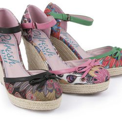 Cuñas de la linea 'Tropicalia' de la colección primavera/verano 2013 de Refresh