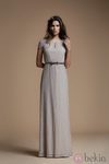 Vestido largo con pedrería de la colección pre fall 2014 de Hoss Intropia