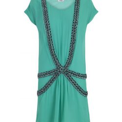 Vestido verde de la colección pre fall 2014 de Hoss Intropia