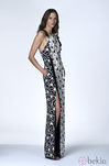 Vestido largo bicolor de la Colección Resort 2014 de Emanuel Ungaro