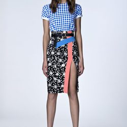 Look de blusa y falda de la Colección Resort 2014 de Emanuel Ungaro
