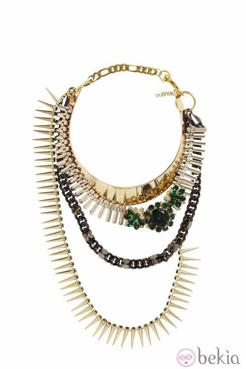 Collar de pinchos de la colección primavera/verano 2013 de Asos