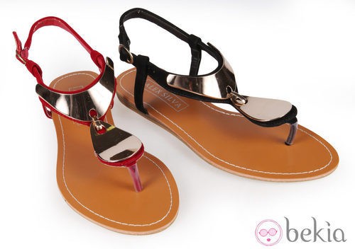 Sandalias planas de la colección primavera/verano 2013 de Alex Silva
