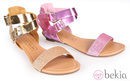 Sandalias metalizadas de la colección primavera/verano 2013 de Alex Silva