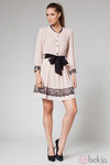 Vestido nude de la colección otoño/invierno 2013 de Poète