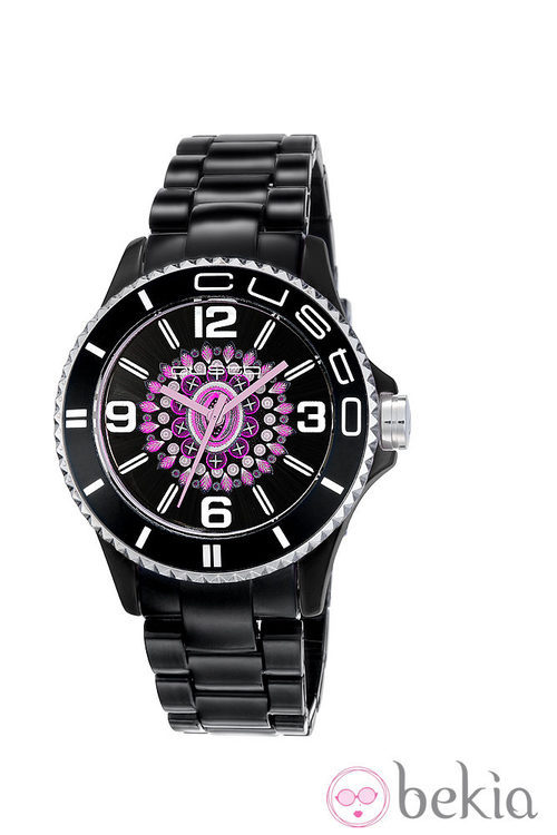 Reloj negro de la colección primavera/verano 2013 de Custo