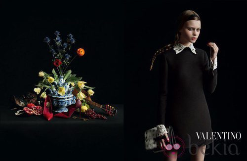 Vestido corto de la colección otoño/invierno 2013 de Valentino