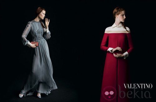 Vestido de gasa de la colección otoño/invierno 2013 de Valentino