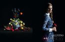 Vestido con estampado floral de la colección otoño/invierno 2013 de Valentino