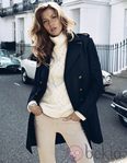 Gisele Bündchen posando con la colección otoño/invierno 2013/2014 de H&M