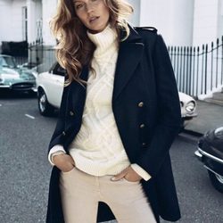 Gisele Bündchen posando con la colección otoño/invierno 2013/2014 de H&M