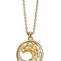 Colgante de oro con brillantes de la Colección Ecuestre de Carrera y Carrera