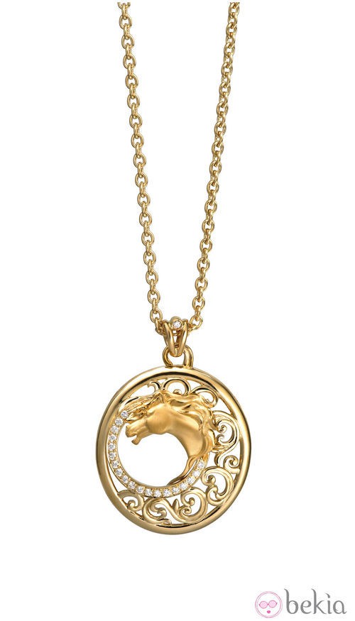 Colgante de oro con brillantes de la Colección Ecuestre de Carrera y Carrera