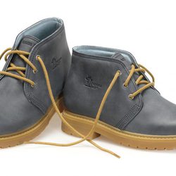 Botas azules con suela camel de la colección otoño/invierno 2013 de Panama Jack Kids